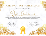 Gold and Black Modern Certificate of Appreciation (4)